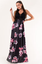 Load image into Gallery viewer, EVA & LOLA FLOWERS DRESS ROYAL BLACK 60006-2