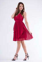 Load image into Gallery viewer, EVA & LOLA DRESS burgundy 58005-3