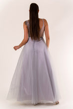 Load image into Gallery viewer, EVA & LOLA DRESS ROYAL GREY 60009-3