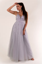 Load image into Gallery viewer, EVA & LOLA DRESS ROYAL GREY 60009-3