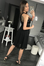 Load image into Gallery viewer, PINK BOOM DRESS BLACK 44016-2
