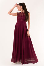 Load image into Gallery viewer, EVA & LOLA DRESS eggplant 60005-1