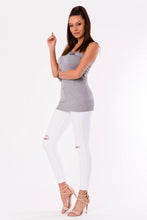 Load image into Gallery viewer, BLOUSE -GRAY 48016-1