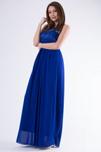 Load image into Gallery viewer, EVA & LOLA DRESS ROYAL BLUE 58001-3