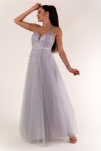Load image into Gallery viewer, EVA & LOLA DRESS ROYAL GREY 60009-3