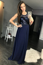 Load image into Gallery viewer, EVA & LOLA DRESS NAVY 44005-2