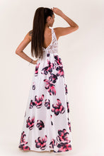Load image into Gallery viewer, EVA & LOLA FLOWERS DRESS WHITE 60006-1