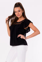 Load image into Gallery viewer, BLOUSE -BLACK 48028-4
