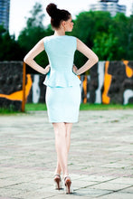 Load image into Gallery viewer, 3507-2 a vest dress with no sleeves - mint sorbet
