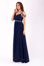 Load image into Gallery viewer, EVA&amp;LOLA  DRESS NAVY BLUE 51001-4
