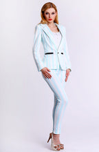 Load image into Gallery viewer, 4306-2 Pastel striped jacket - blue
