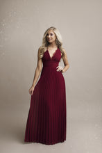 Load image into Gallery viewer, SENAT STYLISH  DRESS BURGUNDY 65004-1
