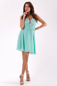 EVA&LOLA  DRESS GREEN 46040-1