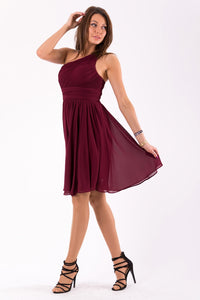 EVA&LOLA  DRESS eggplant 46037-4