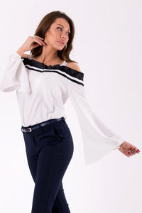 BLOUSE -WHITE 46031-3