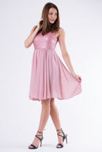 Load image into Gallery viewer, EVA &amp; LOLA DRESS OLD PINK 58006-3
