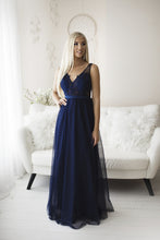 Load image into Gallery viewer, SENAT SPECIAL DRESS BNAVY BLUE 64014-4
