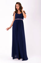 Load image into Gallery viewer, EVA&amp;LOLA  DRESS NAVY BLUE 51001-4
