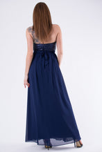 Load image into Gallery viewer, EVA &amp; LOLA DRESS NAVY BLUE 58004-2
