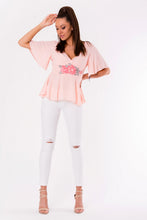 Load image into Gallery viewer, BLOUSE -POWDER PINK 48006-1
