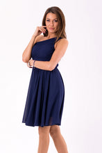 Load image into Gallery viewer, EVA&amp;LOLA  DRESS NAVY BLUE 46037-3
