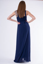 Load image into Gallery viewer, EVA &amp; LOLA DRESS NAVY BLUE 58001-2
