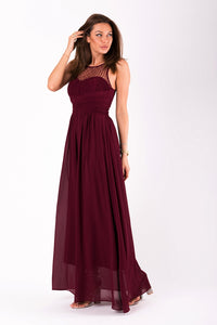 EVA & LOLA DRESS - eggplant 9709-6