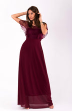 Load image into Gallery viewer, EVA&amp;LOLA  DRESS eggplant 51007-1
