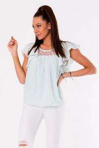 BLOUSE -BLUE 48028-3