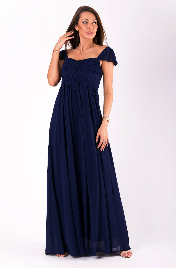 EVA&LOLA  DRESS NAVY BLUE 51006-2