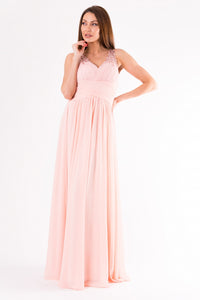 EVA&LOLA  DRESS POWDER PINK 58003-2