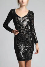 Load image into Gallery viewer, SOKY SOKA  DRESS BLACK 62007-3

