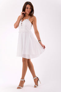 EVA&LOLA  DRESS WHITE 46040-3