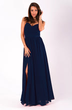 Load image into Gallery viewer, EVA&amp;LOLA  DRESS NAVY BLUE 51008-4
