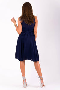 EVA&LOLA  DRESS NAVY BLUE 51003-3