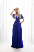 Load image into Gallery viewer, SENAT SENSITIVE DRESS ROYAL BLUE 64007-3
