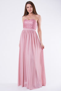 EVA & LOLA DRESS OLD PINK 58004-1