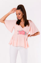 Load image into Gallery viewer, BLOUSE -POWDER PINK 48006-1
