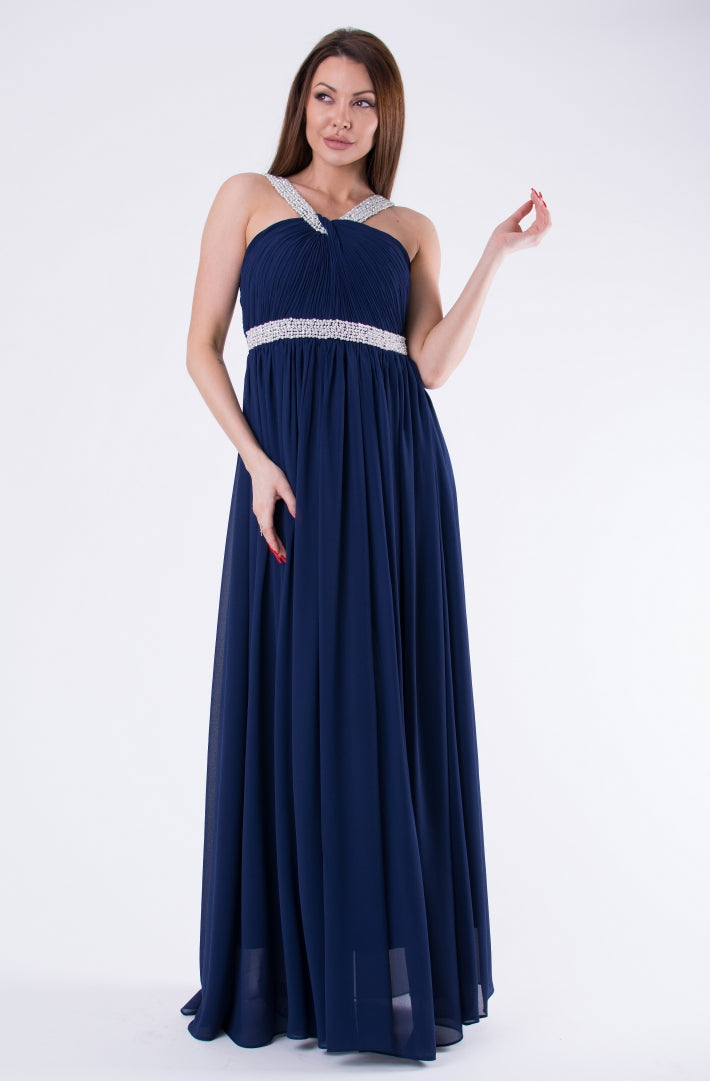 EVA & LOLA DRESS NAVY BLUE 58002-3