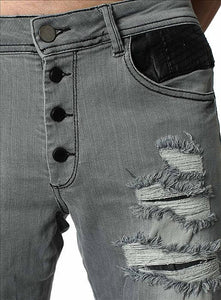 CRSM DESTROYED JEANS FOR MEN - 16001-1