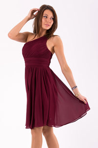 EVA&LOLA  DRESS eggplant 46037-4