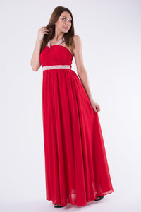 EVA & LOLA DRESS ROYAL RED 58002-2