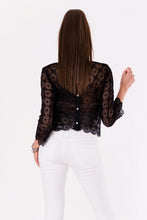 Load image into Gallery viewer, BLOUSE -BLACK 48024-2
