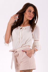 BLOUSE -CREAM 46043-2