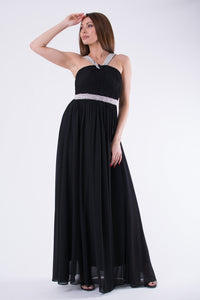 EVA & LOLA DRESS ROYAL BLACK 58002-1