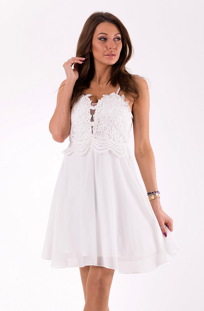 EVA&LOLA  DRESS WHITE 46040-3