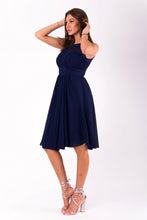 Load image into Gallery viewer, EVA&amp;LOLA  DRESS NAVY BLUE 51003-3
