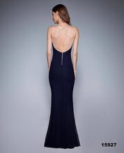 Load image into Gallery viewer, SOKY SOKA DRESS NAVY 53002-2
