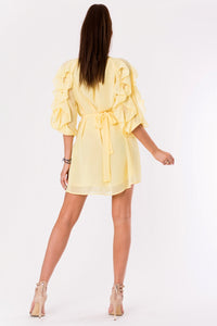 DRESS -SUNNY YELLOW 48026-2