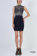 Load image into Gallery viewer, SOKY SOKA DRESS NAVY BLUE 53019-2
